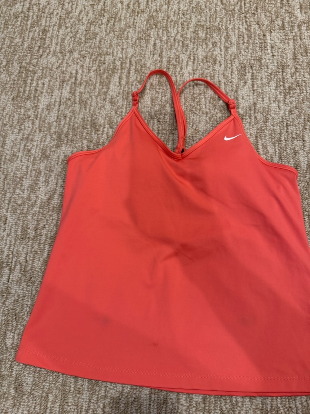 Nike Coral-Pink Dri-FIT Sports Tank Top